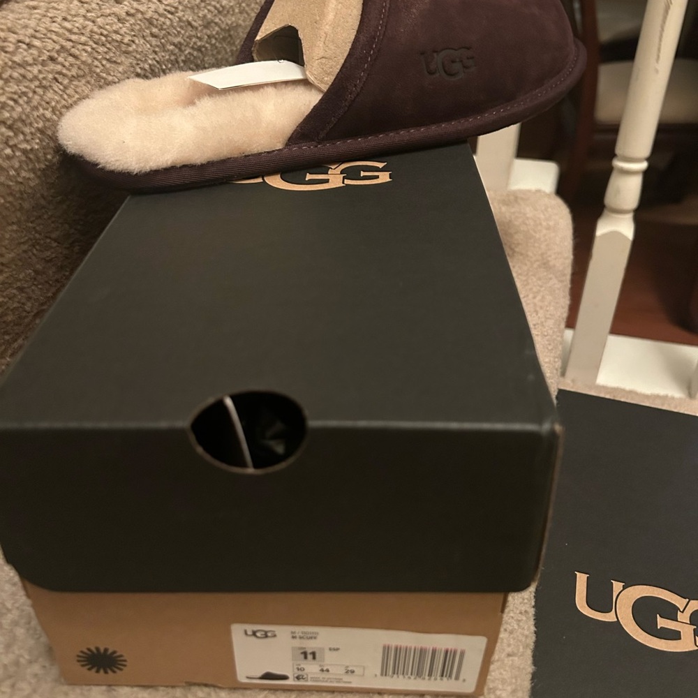 UGG Chocolate Sheepskin Slippers
